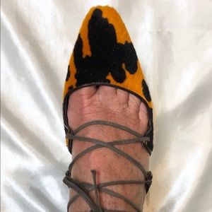 MANOLO BLAHNIK PONY HAIR